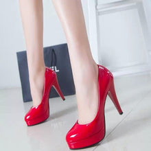 Load image into Gallery viewer, Women’s Red Hot Stylish Fashion Apparel - Patent Leather Pumps