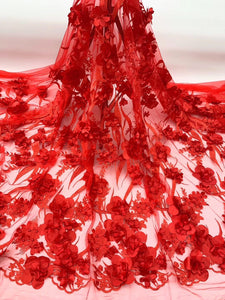 Women’s Red Hot Stylish Fashion Apparel - High Quality Lace Tulle Fabrics