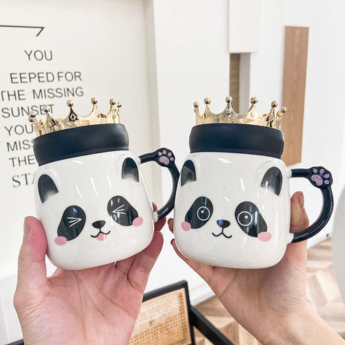 Best Panda Bear King Design Drinking Mugs - Ailime Designs