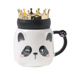 Best Panda Bear King Design Drinking Mugs - Ailime Designs