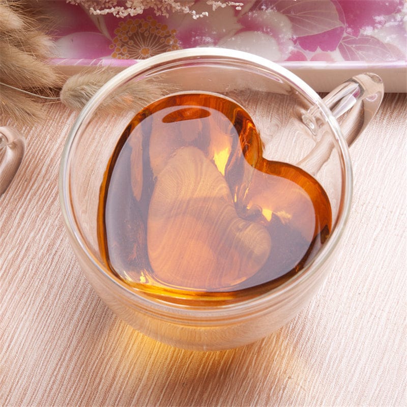 Best Transparent Insulted Heart Design Tea Cups - Ailime Designs