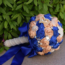 Load image into Gallery viewer, Bridal Accessories - Wedding Rhinestones Trim Flower Bouquets