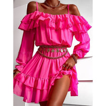 Load image into Gallery viewer, Women’s Red Hot Stylish Fashion Apparel - Ruffle Tier Dresses