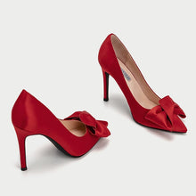 Load image into Gallery viewer, Women’s Red Hot Stylish Fashion Apparel - Satin Pump Heels