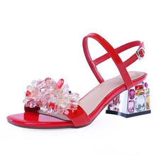 Load image into Gallery viewer, Women’s Red Hot Stylish Fashion Apparel - Genuine Leather Sandals