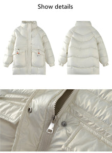 Best Oversize Quilted Warm Parkas Jackets For Women - Ailime Designs