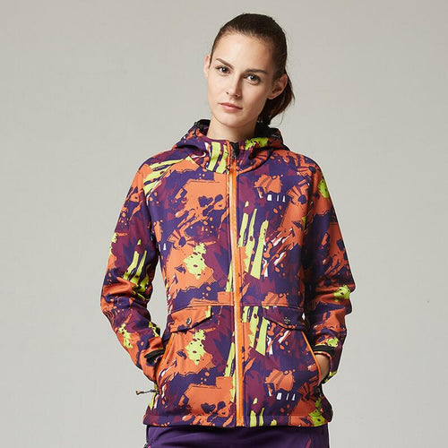 Women's Trendy Camouflage Outdoor Softshell Sports Jackets - Ailime Designs