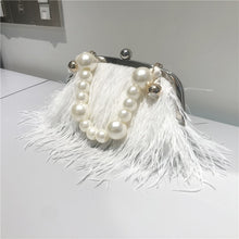 Load image into Gallery viewer, Women&#39;s Fine Quality Ostrich Feather Purses - Ailime Designs
