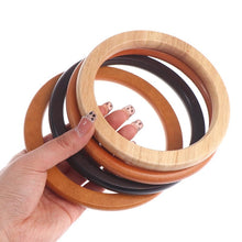 Load image into Gallery viewer, Wooden Round Decorative Purse Frames – Ailime Designs