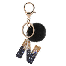 Load image into Gallery viewer, Transparent Alphabet Keychain Holders - Purse Accessories