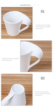 Load image into Gallery viewer, Cool Wave Design 2pc Coffee Cup Set - Ailime Designs