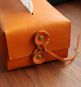 Leather Pouch Style Tissue Box Containers – Ailime Designs