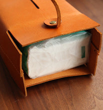 Load image into Gallery viewer, Leather Pouch Style Tissue Box Containers – Ailime Designs