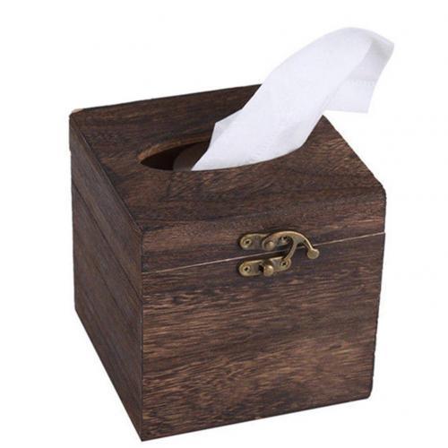Old English Wood Design Tissue Box Containers – Ailime Designs