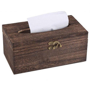 Old English Wood Design Tissue Box Containers – Ailime Designs