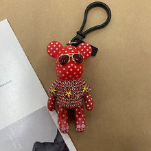 Load image into Gallery viewer, Rhinestone Bear Keychain Holders - Purse Accessories