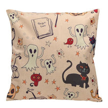 Load image into Gallery viewer, Halloween Printed Throw Pillowcases- Home Goods Products - Ailime Designs