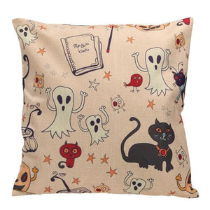 Halloween Printed Throw Pillowcases- Home Goods Products