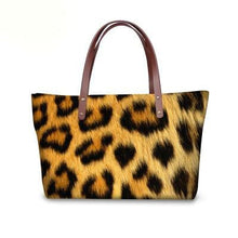 Load image into Gallery viewer, Women’s 3D Animal &amp; Reptile Screen-Printed Tote Bags – Fine Quality Accessories - Ailime Designs