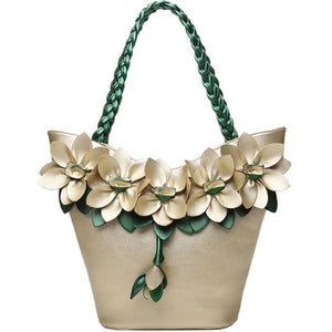 Women's Flower Design Tote Bags - Fine Quality Accessories - Ailime Designs