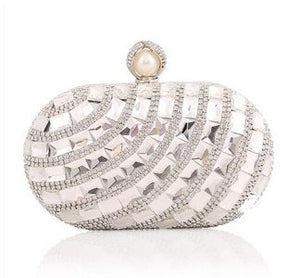 Women' Beautiful Rhinestone Trim Handbags - Ailime Designs