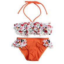 Load image into Gallery viewer, Children’s 2 Pc Floral Print Design Bikini Sets – Sportswear Accessories - Ailime Designs