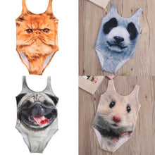 Load image into Gallery viewer, Children&#39;s 1 Pc Animal Screen  Print Design Swimsuits - Ailime Designs