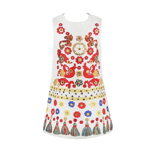 Children's Sleeveless European Design Pencil Dresses - Ailime Designs