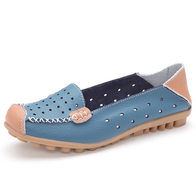 Women's Mesh Hollow-cut Design Loafers - Ailime Designs