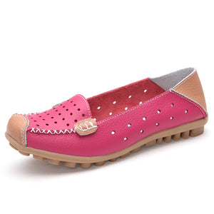 Women's Mesh Hollow-cut Design Loafers - Ailime Designs