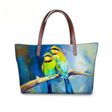 Load image into Gallery viewer, Women’s 3D Landscape Screen-Printed Tote Bags – Fine Quality Accessories - Ailime Designs