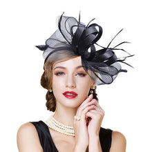 Load image into Gallery viewer, Classic Style Women&#39;s Derby Ribbon Design Fascinator Hats - Ailime Designs