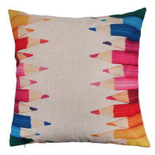 Load image into Gallery viewer, Colorful Pencil Geometric Printed Throw Pillowcases- Home Goods Products - Ailime Designs