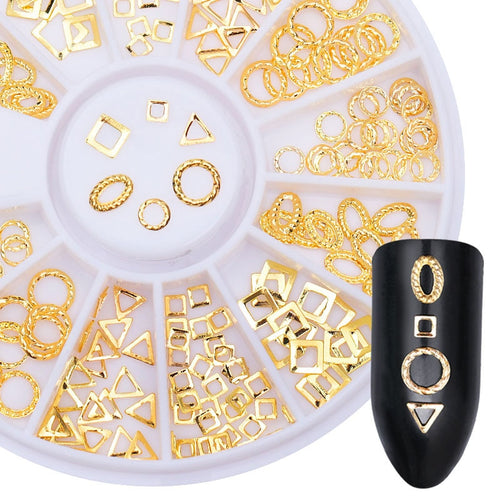 Gold Rivet Stud Nail Stickers - Ailime Designs - Ailime Designs