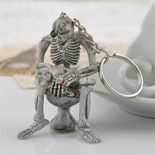 Load image into Gallery viewer, Skeleton Collection Toilet Key Ring