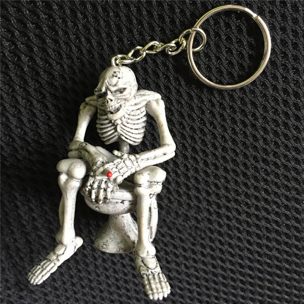 Skeleton Collection Toilet Key Ring