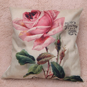 Rose Garden Decorative Throw Pillow Cases - Home Decor Accessories - Ailime Designs