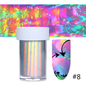 Holographic Laser Nail Foils - Ailime Designs - Ailime Designs
