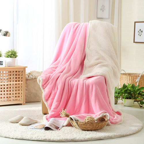 100% Polyester Warm Soft Double Layer Blankets - Ailime Designs - Ailime Designs