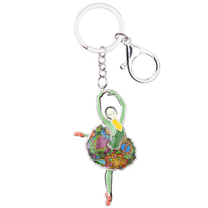 Ballerina Dancer Key Chains – Pocket Holder Accessories - Ailime Designs