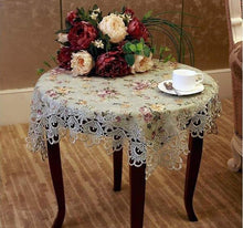 Load image into Gallery viewer, European Jacquard Lace Country Style Table Linen - Thick Fabric Cloth - Ailime Designs