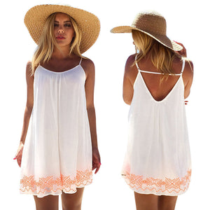 Women's Spaghetti Strap Summer Mini Summer Dresses - Ailime Designs