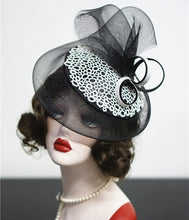 Load image into Gallery viewer, Women&#39;s Sinamay Fascinator Stylish Hats For Women - Ailime Designs