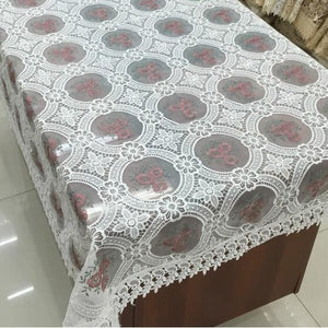 Elegant Lace Tablecloths - Wedding Organza Home &  Banquet Coverings - Ailime Designs