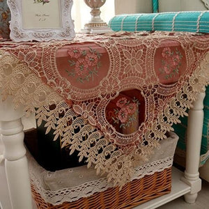 Elegant Lace Tablecloths - Wedding Organza Home &  Banquet Coverings - Ailime Designs