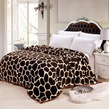 Load image into Gallery viewer, Giraffe Print Design Throw Blankets - Ailime Designs