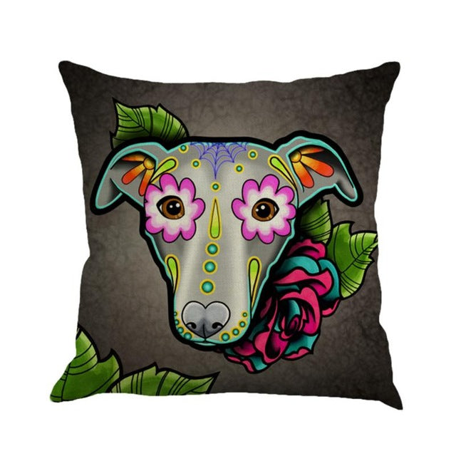 Cute Animated 3D Dog Printed Throw Pillow Cases - Home Decor Accessories - Ailime Designs