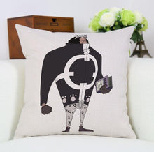 Load image into Gallery viewer, Character Illustration Print Design Throw Pillowcases