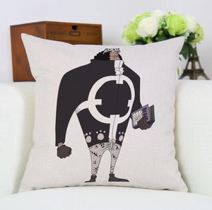 Character Illustration Print Design Throw Pillowcases