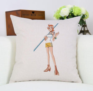 Character Illustration Print Design Throw Pillowcases